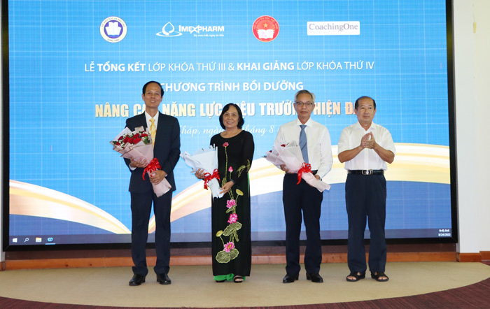 Imexpharm phối hợp tổ chức lớp đào tạo năng lực hiệu trưởng hiện đại