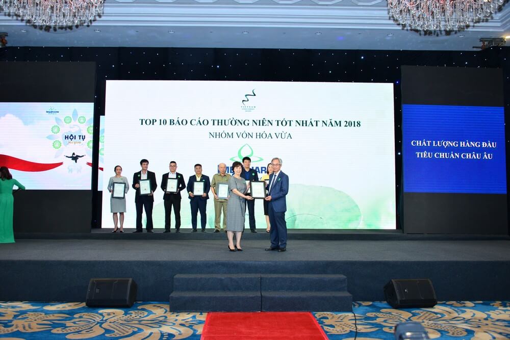 Imexpharm lập cú đúp Giải thưởng Doanh nghiệp niêm yết 2018
