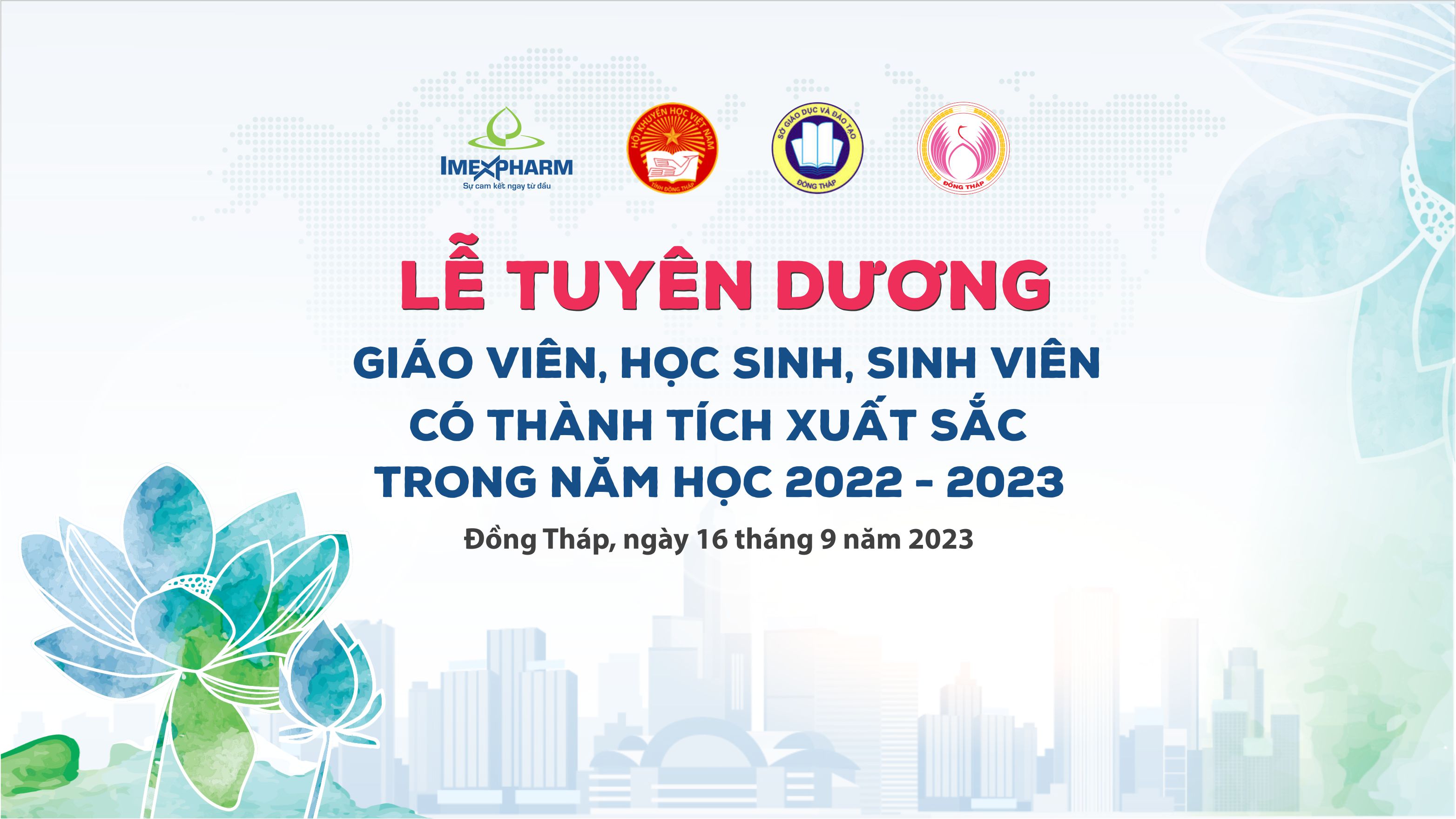 Imexpharm tiếp tục đồng hành cùng Giải thưởng khuyến học Nguyễn Sinh Sắc năm học 2022-2023