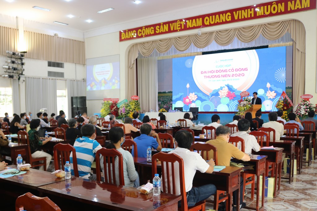 Imexpharm tổ chức Đại Hội Đồng Cổ Đông Thường Niên 2020