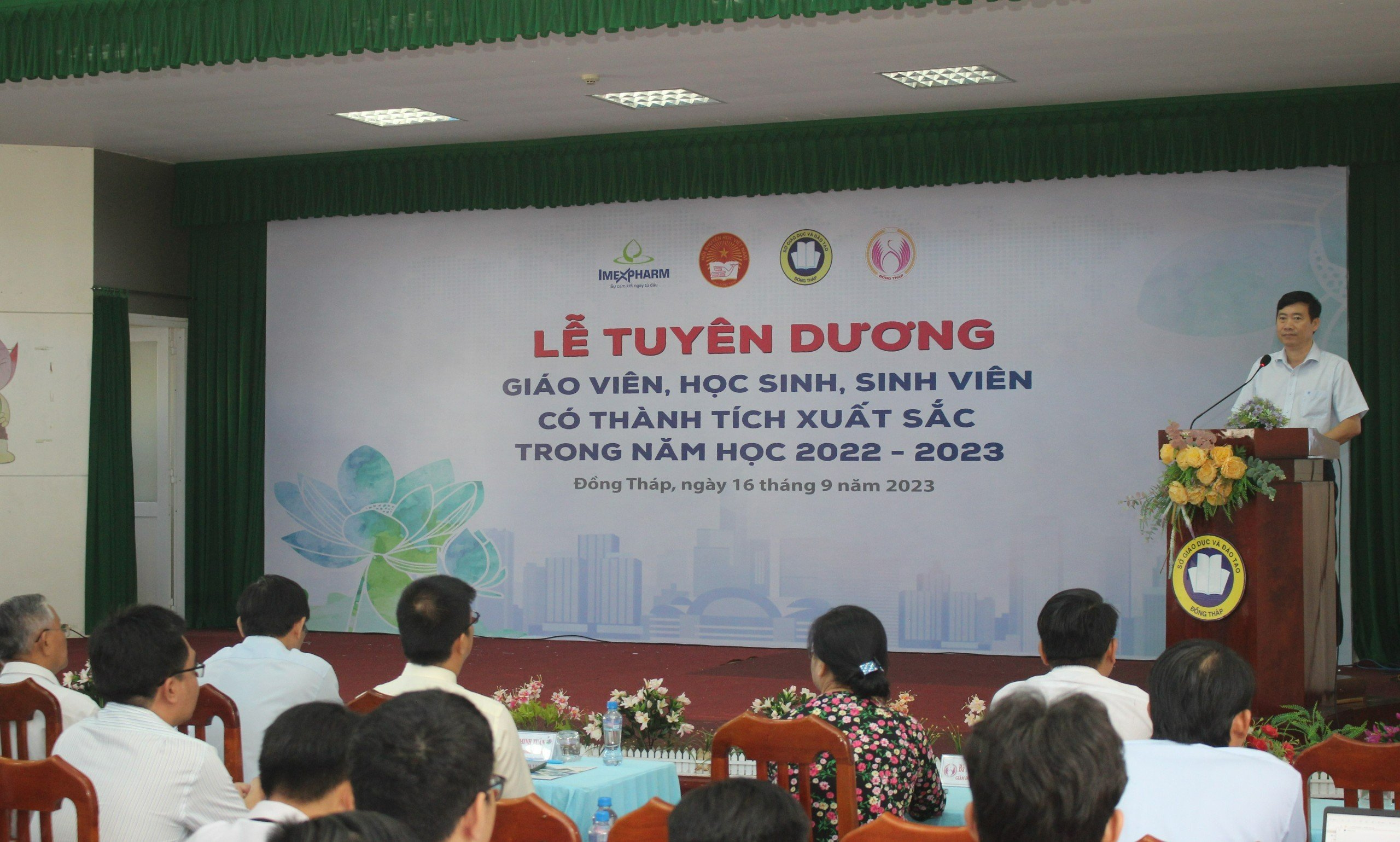 Phát biểu từ Chủ tịch UBND tỉnh Đồng Tháp về ý nghĩa của Giải thưởng Nguyễn Sinh Sắc năm học 2022‑2023.