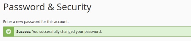 Thông báo đổi mật khẩu thành công trong mail Imexpharm